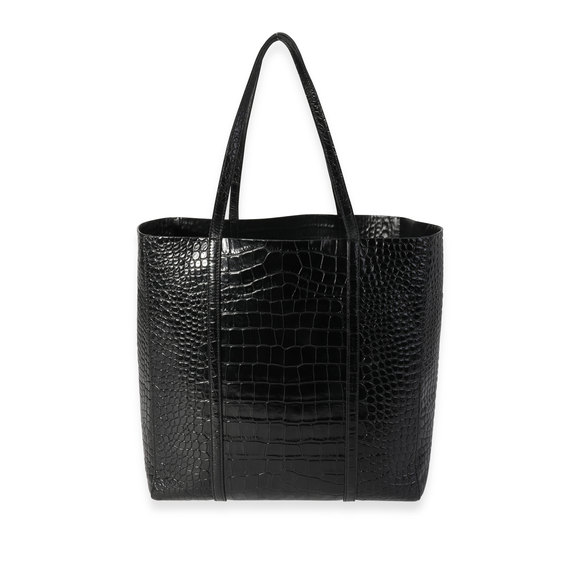 Balenciaga Crocodile-Embossed Leather Small Everyday Tote - Picture 2 of 7